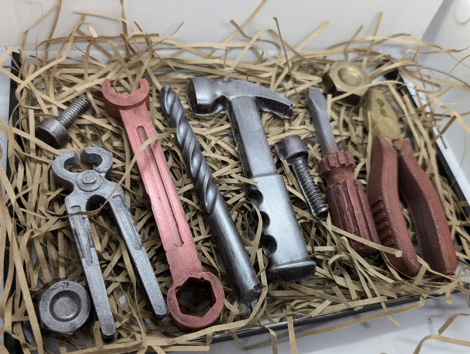 Christmas present.Tools gift!Belgian Chocolate Tool Set. Unique sweet Gift dad - Image 1 of 3