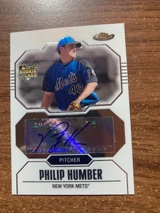 2007 Topps Finest Philip Humber #153 Autograph Mets - Picture 1 of 1