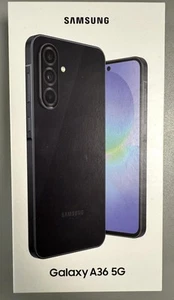 Smartphone Samsung Galaxy A36 noir RAM 8 Go stockage 256 Go - Photo 1/3