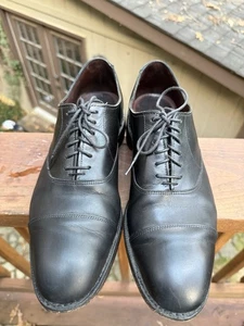 Allen Edmonds "The Hopkinson" Oxford da uomo in pelle con cappuccio taglia 9 D nero - Foto 1 di 14