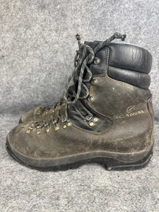 Scarpa Stiefel Herren Größe 11 Leder Wandern Bergsteigen Vibram Sohle Outdoor Trai - Bild 1 von 10
