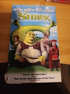 Shrek Special Edition VHS , Box Sleeve Is A Bit Damaged. VHS Tape Works. - Picture 1 of 3
