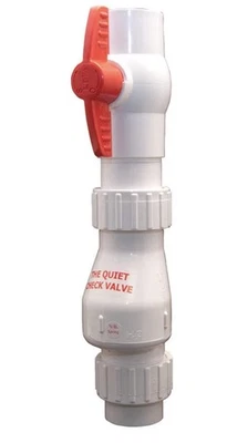 Check Valve, 2 in, Single, Inline Swing, PVC, Solvent Weld X Solvent Weld - Image 1 of 2