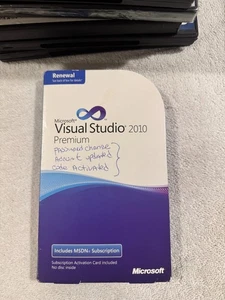 Microsoft Visual Studio 2010 Premium - senza disco!!!! - Foto 1 di 2