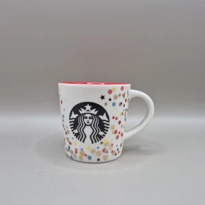 Starbucks Espresso Kaffeetasse Becher Holiday 2016 Konfetti Weihnachten rot weiß - Bild 1 von 7