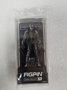 FiGPiN 316 Spider-Man Noir  Enamel Pin Marvel Spider-Man Into the Spider-Verse - Picture 1 of 2