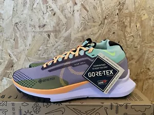 Nike React Pegasus Trail 4 GTX Gore Tex UK 5 EU 38.5 Purple Smoke HM9723 500 - Picture 1 of 8