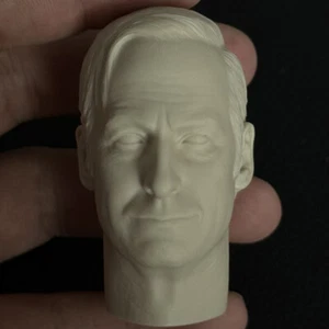 Better Call Saul Lawyer Saul 1:6 Head Carving Unpainted Model Figure Accessory - Picture 1 of 3