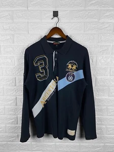 Camiseta polo vintage de manga larga con logo grande de La Martina - Imagen 1 de 12