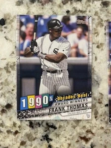 2020 TOPPS SERIES ONE DECADES BEST 1990s CARD WHITE SOX FRANK THOMAS #DB-70 - Picture 1 of 1