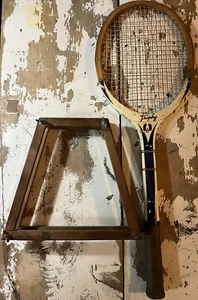 Racchetta da tennis trofeo vintage con telaio testa racchetta da tennis - Foto 1 di 18