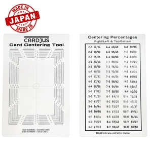 CARDJUS Centering tool Card Grading PSA BGS CGC SGC Pokemon card - Zdjęcie 1 z 5