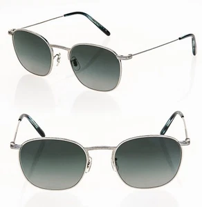 Oliver People Goldsen Sonnenbrille OV1285ST silberner Steal-Farbverlauf Titan 1285 - Bild 1 von 7