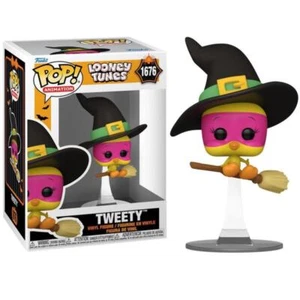 FUNKO POP! ANIMATION LOONEY TUNES - (1676) TWEETY VINYL FIGURE 9CM - HALLOWEEN - Foto 1 di 1