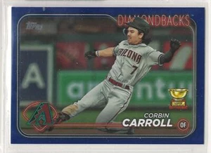 Corbin Carroll 2024 Topps Series 1 Royal Blue parallel #156 retail exclusive - Picture 1 of 1