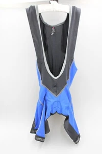 Assos Bib Cycling Shorts Men LARGE Black Blue Road Bike Stretch Comfort Swiss - Picture 1 of 10