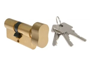 50x30mm Thumbs Turn Euro Cylinder Brass 3 Keys - Picture 1 of 1