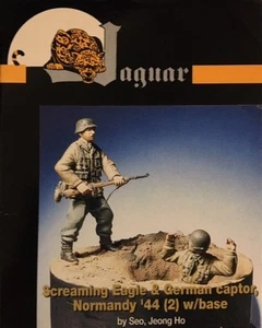 Jaguar - 1/35 "Screaming Eagle" & German Captor, Normandy '44 (2 Figures & Base) - Picture 1 of 2