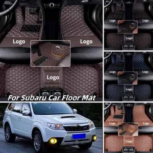 For Subaru BRZ Forester Impreze Legacy Outback WRX/STI Car Floor Mats Waterproof - Foto 1 di 31