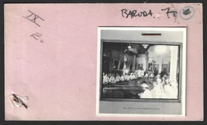 India 26 April 1939 small photo Indian Style Lunch in Honour of Raj Abhishek - Picture 1 of 2