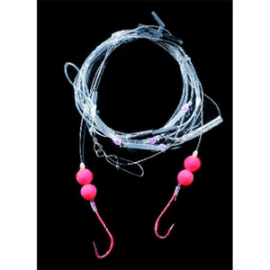 Jenzi Beachcasting Leader Orange Pearls Lighted Sea Compartment Spinnvorfach - Picture 1 of 1