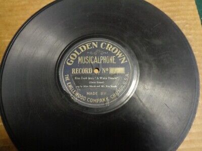 TELÉFONO MUSICAL 1904 CORONA DORADA 78/Miss Marsh & Mr. 1904 Muy Raro Von Norde W.Orch. • 8.87€