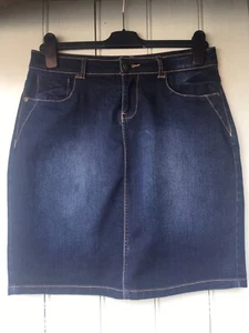 Ladies Peacocks Blue, Denim Skirt Size 10 Holiday/casual - Picture 1 of 2