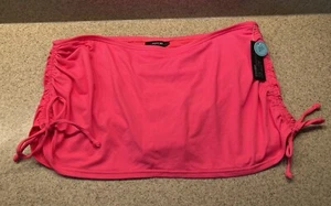 Apt 9 Skirted Swim Bottom Side Tie Shirred Coral Women’s Medium - Picture 1 of 12