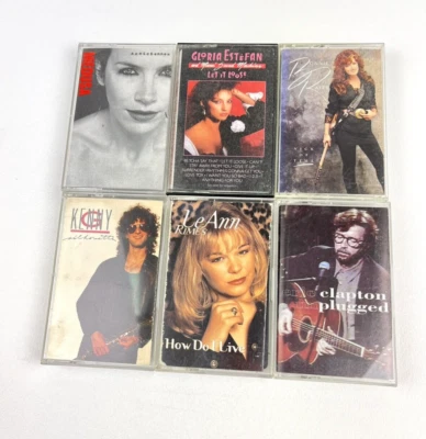 VNTG Adult Contemporary 6 Cassette Tape Lot- Kenny G, Eric Clapton, Bonnie Raitt - Image 1 of 4