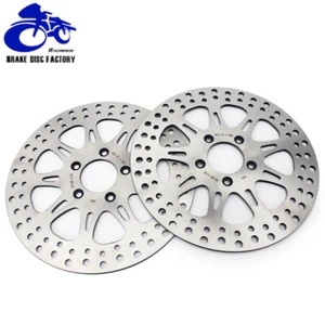 For Harley 2 Front Brake Rotors 11.5" Touring Electra Glide Road King Road Glide - Picture 1 of 10