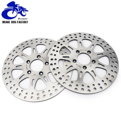 For Harley 2 Front Brake Rotors 11.5" Touring Electra Glide Road King Road Glide - Image 1 of 4