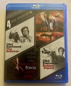 Clint Eastwood Blu-Ray Set 4 MOVIES Enforcer Firefox Sudden Impact Absolute NEW! - Picture 1 of 2