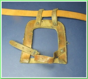 Porte-Pelle en cuir militaire origine Type 2nde guerre mondiale 39-45 #30125 - Bild 1 von 10