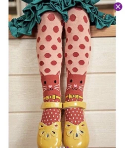 NWT Matilda Jane PURRFECT KITTY Tights Size 6-12m Pink Cat Girls New In Bag - Picture 1 of 3