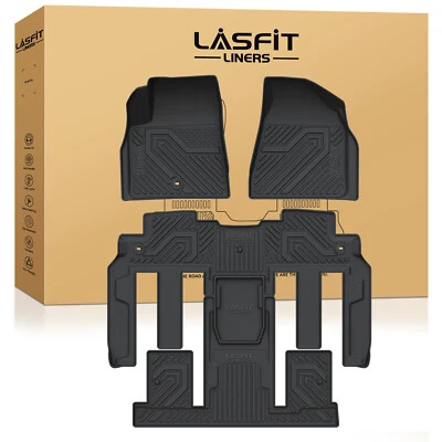 LASFIT Floor Mats for Chevrolet Traverse 2009-2017 1st & 2nd & 3rd Row Liners Foto 1 de 4