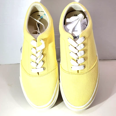 Zapatos de tenis para mujer Toms talla 6 amarillos Alpargata Fenix con cordones logotipo nuevos Foto 1 de 4