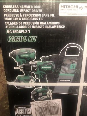 🔥Metabo HPT 2-Tool 18-Volt Brushless Power Tool Combo Kit With Soft Case - Image 1 of 4