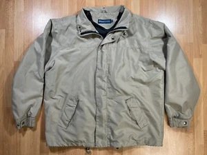 PGA TOUR Windbreaker (Men’s Size M) • Water Repellant • Beige • Jacket • EUC - Picture 1 of 6