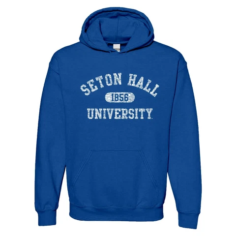 Seton Hall Pirates Athletic Arch Hoodie - Royal Cover