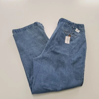 Orvis Women's Flat Front Denim Ankle Cotton Jeans Size 12 — 第 1/4 张图片