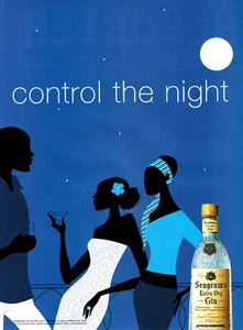 SEAGRAM'S GIN AD #17 RARE 2003 OUT OF PRINT - Picture 1 of 1