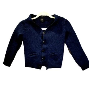 J CREW Kids Slim Fit Merino Wool Cardigan Sweater Sz L - Picture 1 of 6