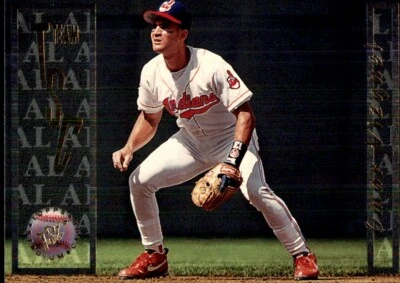 1996 Stadium Club SILVER Mantle Cereal #199 Omar Vizquel TSC CLEVELAND GUARDIANS - Image 1 of 2