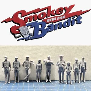 Smokey and The Bandit Figuren für Diorama 1/24 1/25 - Bild 1 von 21