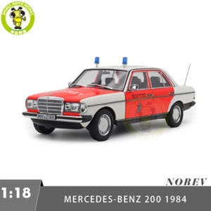1/18 Mercedes Benz 200 1984 Norev 183834 Emergency Ambulance Diecast Model Car - Picture 1 of 15