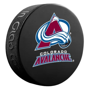 Disco de juego de hockey recuerdo básico oficial de la NHL Eslovaquia Colorado Avalancha - Imagen 1 de 2