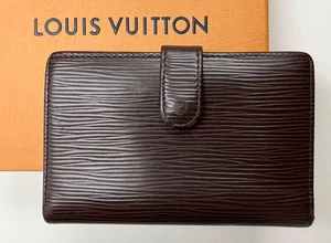 Pre-Owned Louis Vuitton Portefeuille Viennois Epi Brown Bifold Wallet JAPAN F/S - Picture 1 of 10