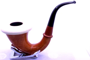 Pipa, Pipa Pipa calabazabash pipa de espuma de mar de los años 70, Austria - Imagen 1 de 11