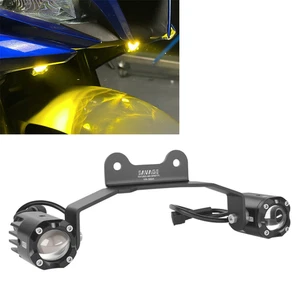 Spotlight Auxiliary LED Front Fog Light Fog Lamp For YAMAHA YZF R3 2019-2024 - Picture 1 of 24