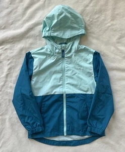 Chaqueta cortavientos EDDIE BAUER para niñas con capucha cremallera completa azul azulado PEQUEÑA 7-8 - Imagen 1 de 9